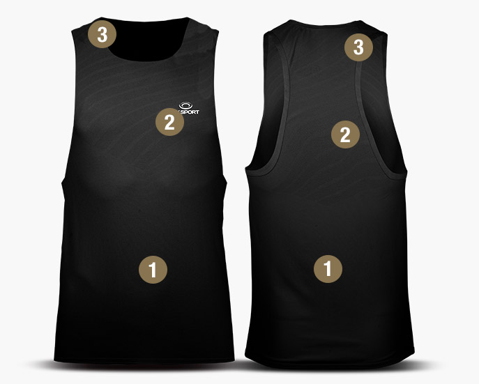 T-shirts AERIAL sleeveless black